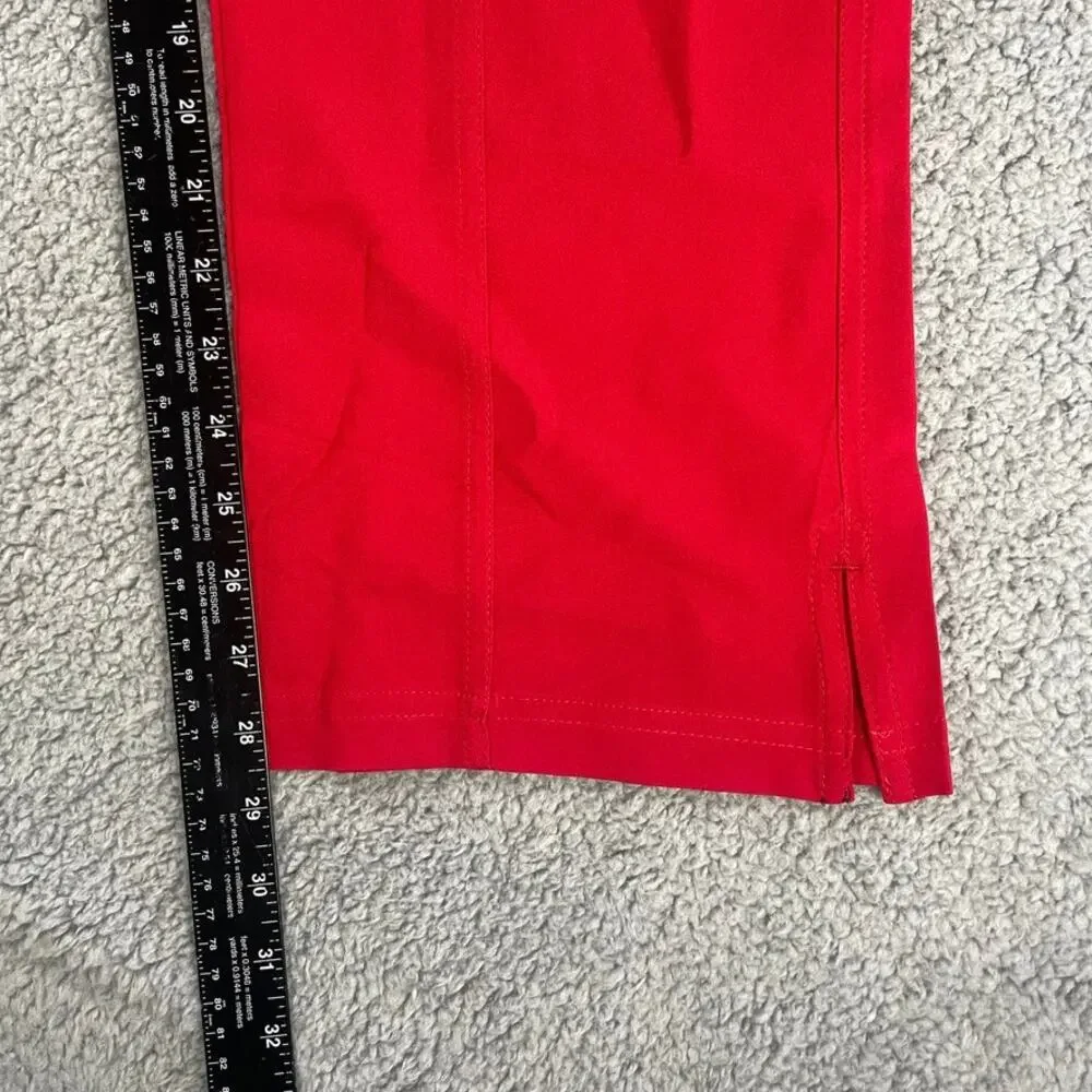 Med Couture Women's S Petite Red 'Energy Collection' Yoga 2 Cargo Pocket Pant - Picture 13 of 15